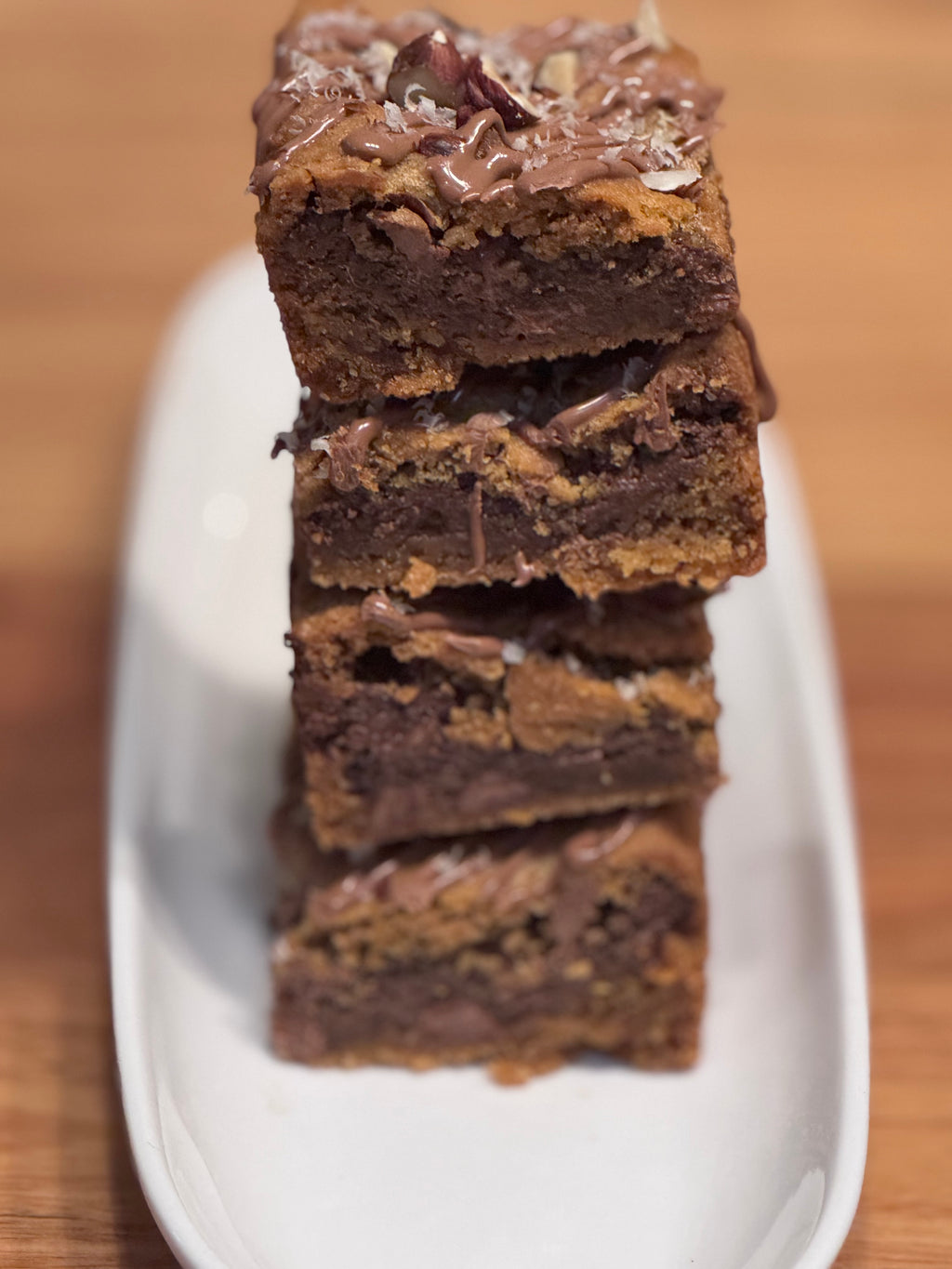 Stuffed Nutella Blondie