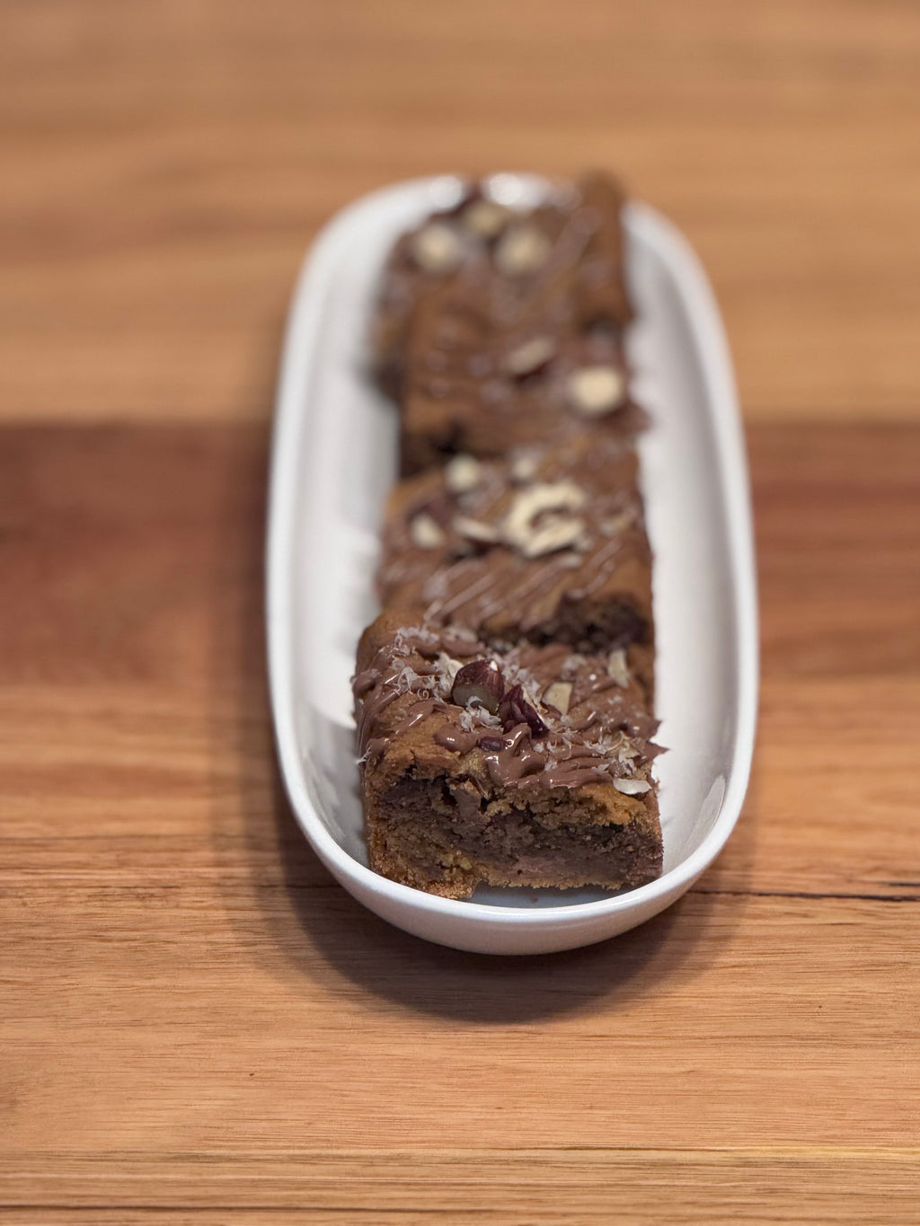 Stuffed Nutella Blondie